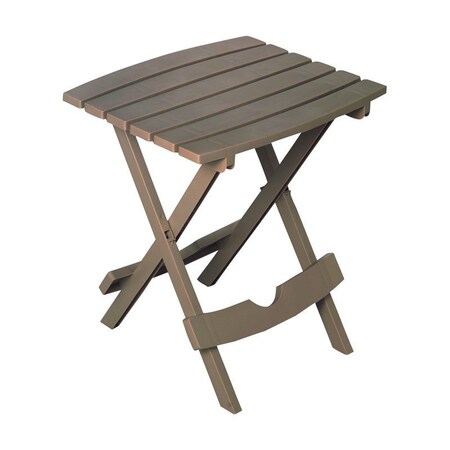 Adams Adams Quik-Fold Portobello Rectangular Resin Folding Side Table 8510-96-3734